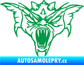 Samolepka Ďábel 003 pravá zelená