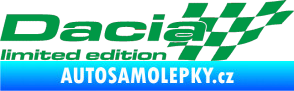 Samolepka Dacia limited edition pravá zelená