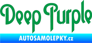 Samolepka Deep Purple zelená
