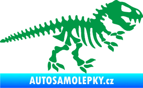 Samolepka Dinosaurus kostra 001 pravá zelená