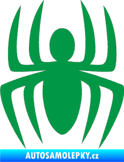 Samolepka Pavouk 005 zelená