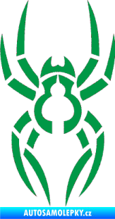 Samolepka Pavouk 006 zelená