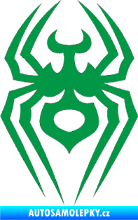 Samolepka Pavouk 008 zelená