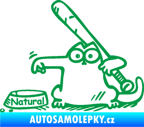 Samolepka Dolej natural levá zelená