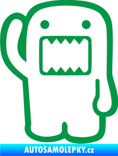 Samolepka Domo 001 levá hello zelená