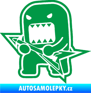 Samolepka Domo 004 levá rocker zelená