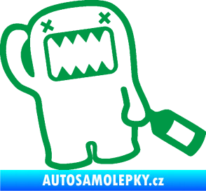 Samolepka Domo 020 drunk pravá zelená