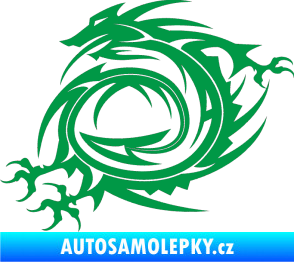 Samolepka Dragon 002 levá zelená