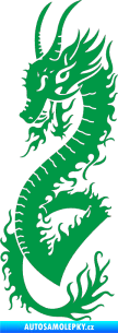 Samolepka Dragon 003 levá zelená