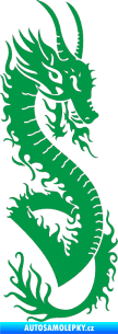 Samolepka Dragon 003 pravá zelená