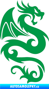 Samolepka Dragon 005 pravá zelená