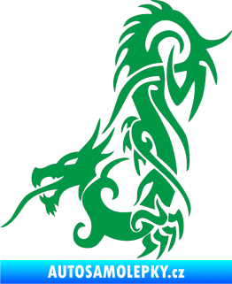 Samolepka Dragon 007 levá zelená