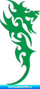 Samolepka Dragon 009 pravá zelená