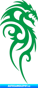 Samolepka Dragon 016 pravá zelená