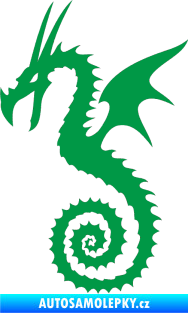 Samolepka Dragon 020 levá zelená