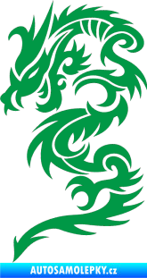 Samolepka Dragon 022 levá zelená