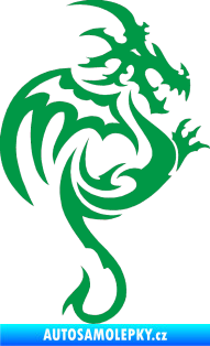 Samolepka Dragon 035 pravá zelená