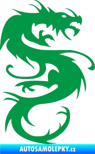 Samolepka Dragon 047 pravá zelená