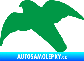 Samolepka Dravec na sklo 003 levá zelená