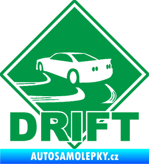 Samolepka Drift 001 zelená
