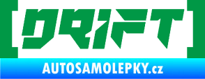 Samolepka Drift 006 nápis zelená