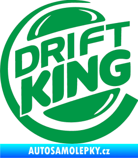 Samolepka Drift king zelená