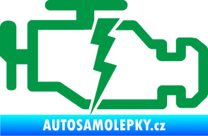 Samolepka Engine fail 002 motor zelená