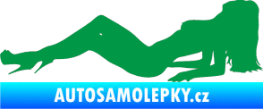 Samolepka Erotická žena 046 levá zelená