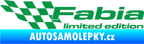 Samolepka Fabia limited edition levá zelená