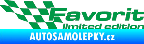 Samolepka Favorit limited edition levá zelená
