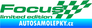 Samolepka Focus limited edition pravá zelená