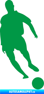 Samolepka Fotbalista 007 pravá zelená