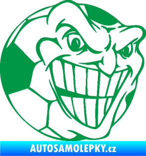 Samolepka Fotbalový míč 002 pravá zelená