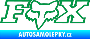 Samolepka Fox 001 zelená