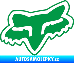 Samolepka Fox 003 zelená