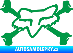 Samolepka Fox 004 zelená