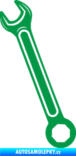 Samolepka Francouzský klíč levá zelená
