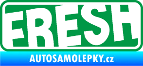 Samolepka Fresh 002  zelená