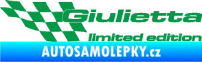 Samolepka Giulietta limited edition levá zelená