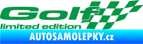 Samolepka Golf limited edition pravá zelená