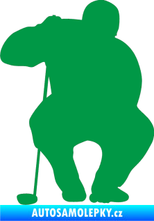 Samolepka Golfista 006 levá zelená