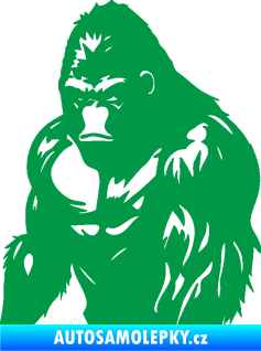 Samolepka Gorila 004 levá zelená