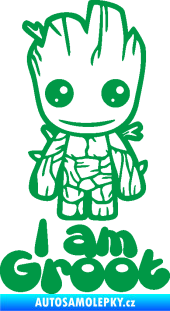 Samolepka Groot 001 pravá s nápisem zelená