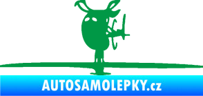 Samolepka Helikoptéra model 001 levá zelená