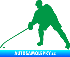 Samolepka Hokejista 002 levá zelená