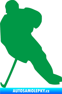 Samolepka Hokejista 003 levá zelená