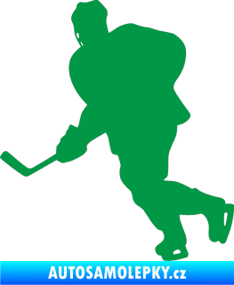 Samolepka Hokejista 009 levá zelená