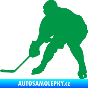 Samolepka Hokejista 016 levá zelená