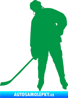 Samolepka Hokejista 024 levá zelená
