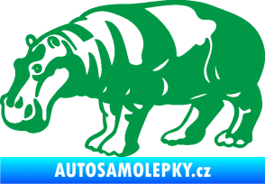 Samolepka Hroch 003 levá zelená